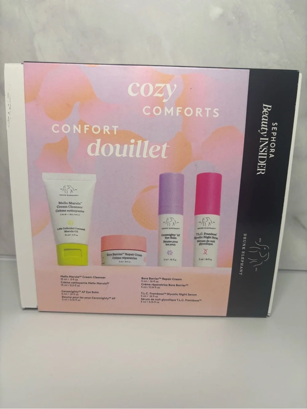 NEW Drunk Elephant Cozy Comforts Beauty Insider Exclusive 4-Piece Set